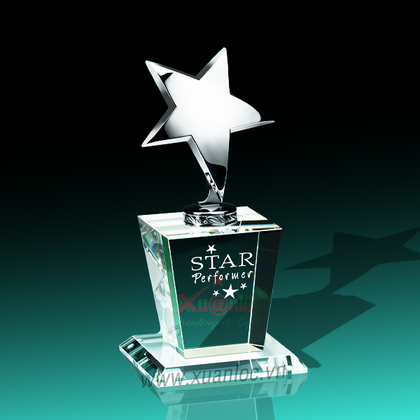 Cúp ngôi sao pha lê