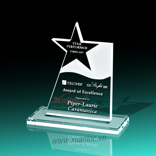 Cúp ngôi sao pha lê