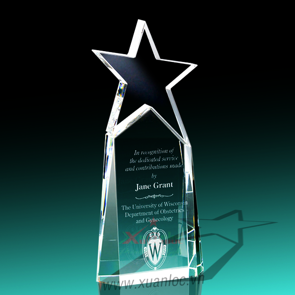 Cúp ngôi sao pha lê