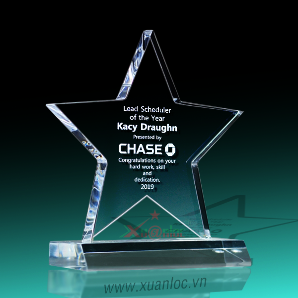 Cúp ngôi sao pha lê