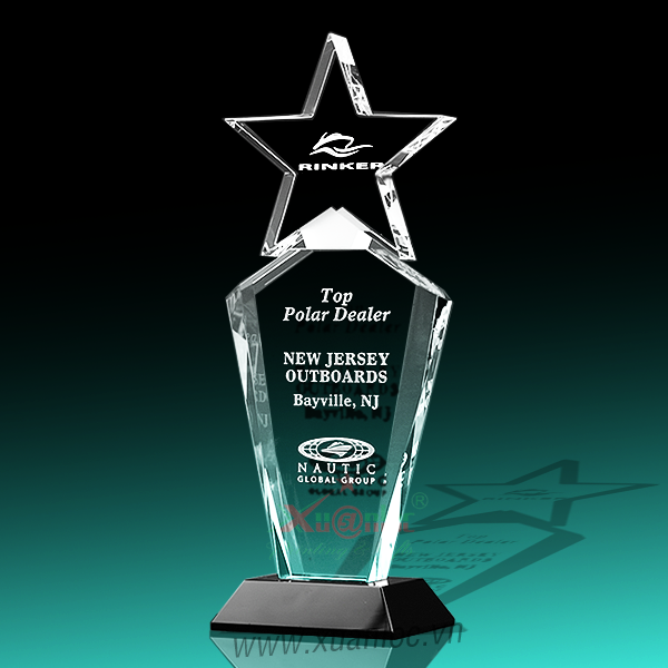 Cúp ngôi sao pha lê