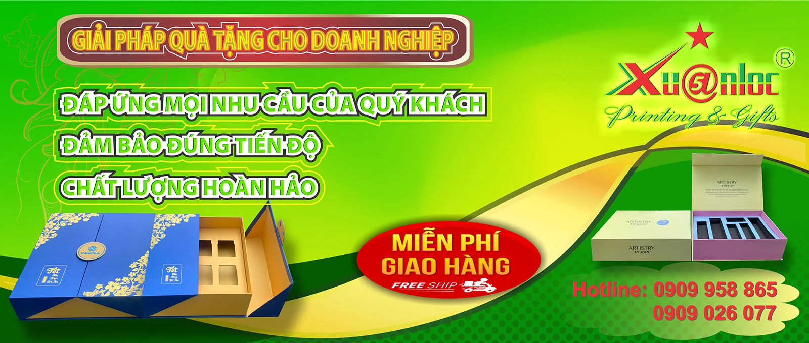 sản xuất hộp quà